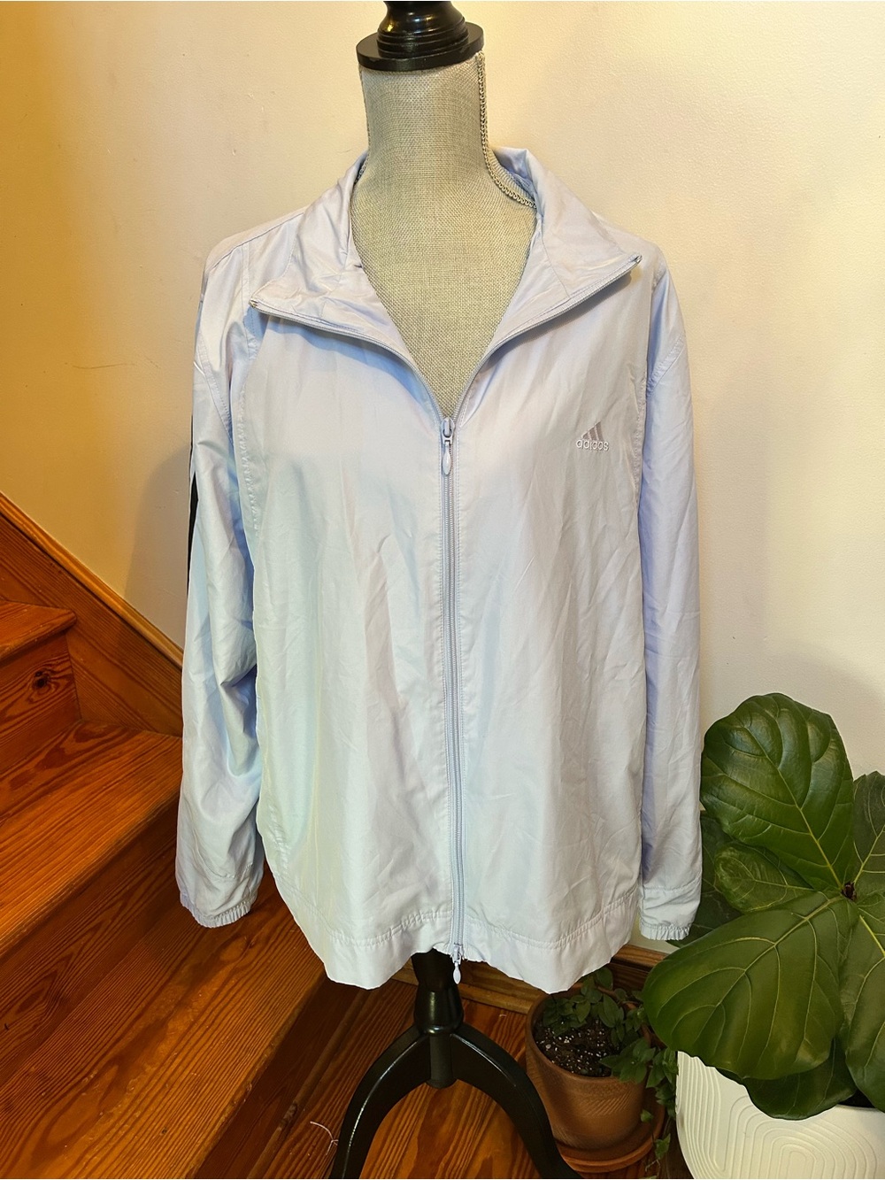 adidas Women's Pale Blue Bomber Jacket